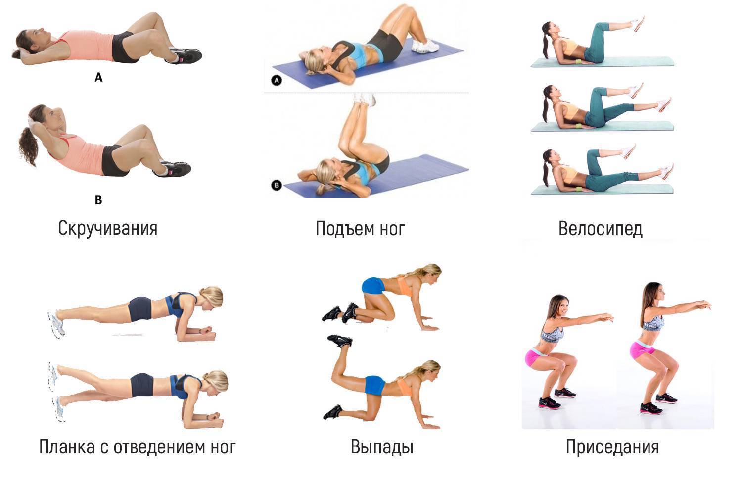 как быстро похудеть, упражнения