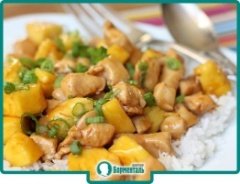 Маленькая фотография блюда по рецепту «Курица с ананасом»