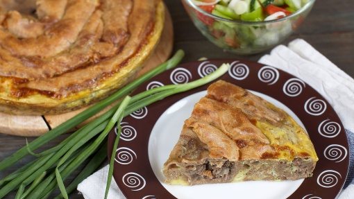 Диетическая карточка «Мясной пирог по-турецки» участников 3-го сезона специального проекта «Я худею!» телеканала НТВ Диетическая карточка «Мясной пирог по-турецки» участников 3-го сезона специального проекта «Я худею!» телеканала НТВ