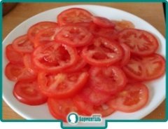 Маленькая фотография блюда по рецепту «Салат из помидоров с яйцами»