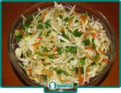 Маленькая фотография блюда по рецепту «Китайский салат из квашеной капусты»